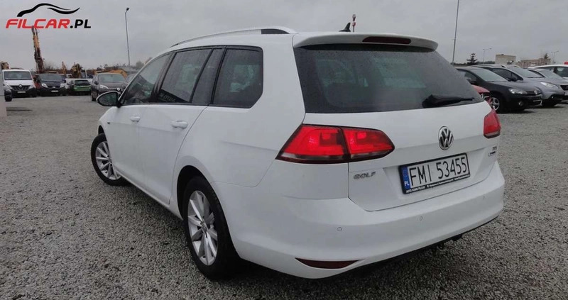 Volkswagen Golf cena 37990 przebieg: 245000, rok produkcji 2015 z Zakliczyn małe 301